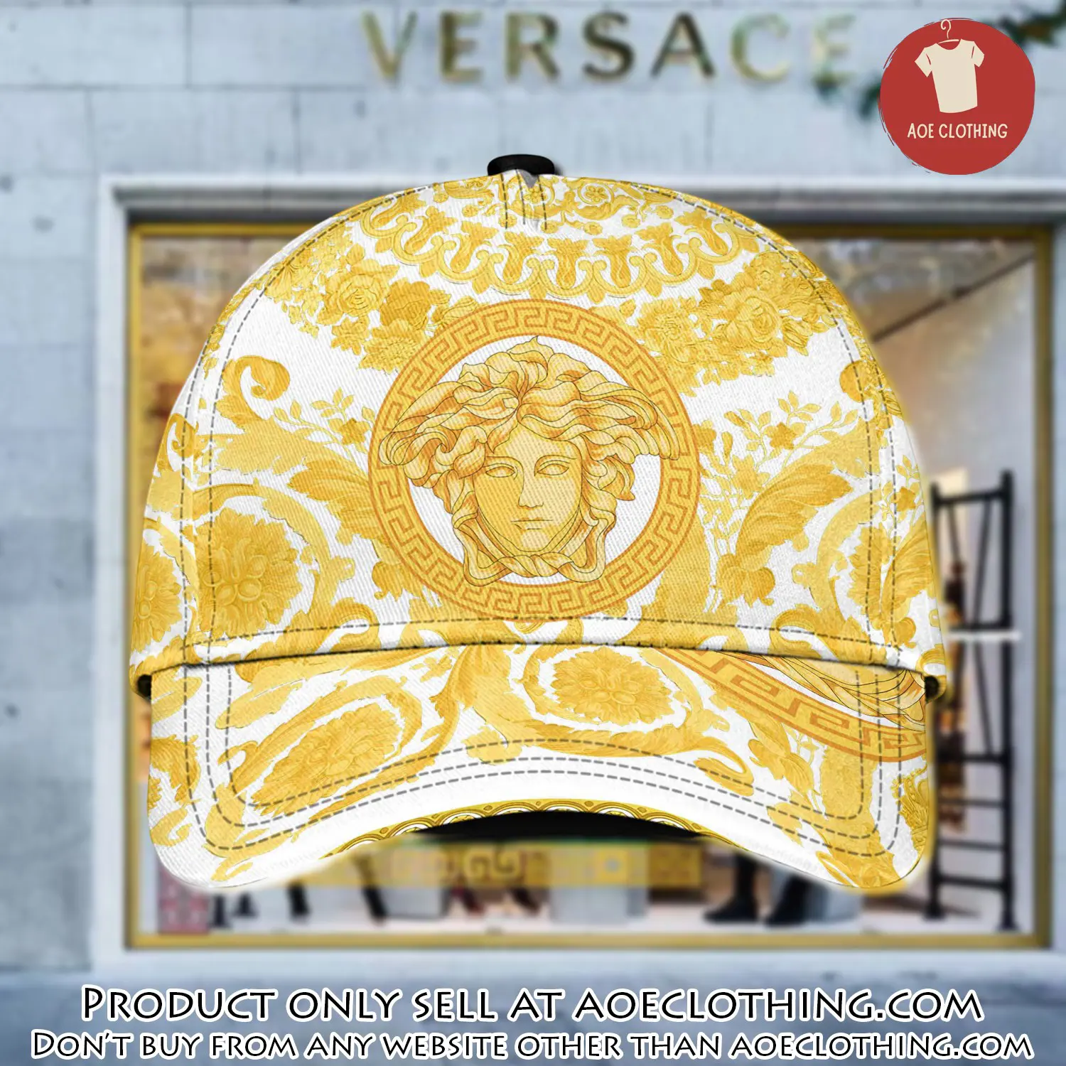 Versace luxury cap print 3d trending cap ctc1133 aoe1012040